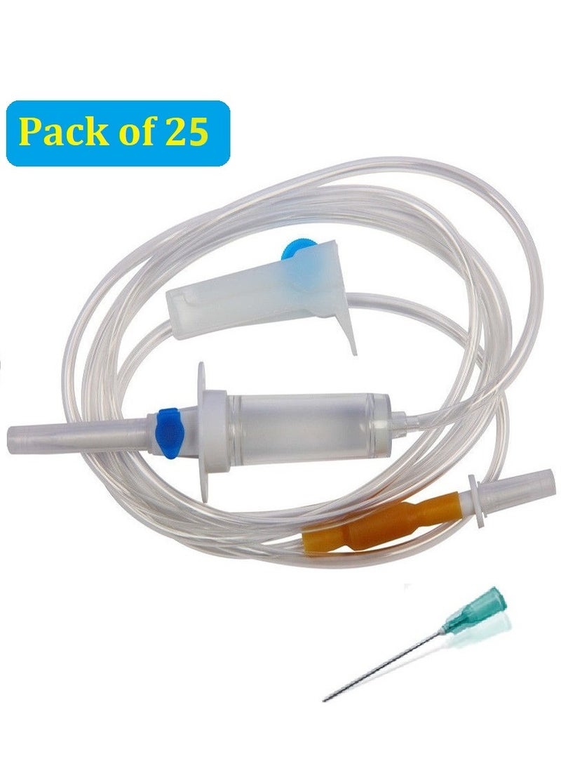 Pack of 25 Pieces Disposable Infusion ( IV Set) - Image 4