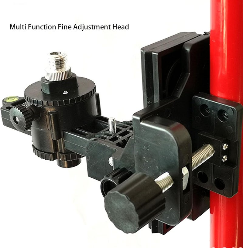 Adjusting Telescoping Pole Head Plate Fine Tuning Bracket Level Tool Adapter, for Roads, Tunnels, Bridges, Buildings - Image 5