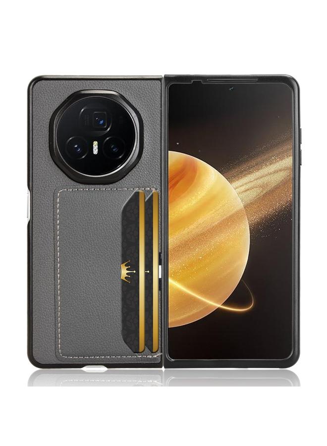 S-TOP Case For Honor Magic V3 Litchi Texture Card Slot Phone Case - Image 3