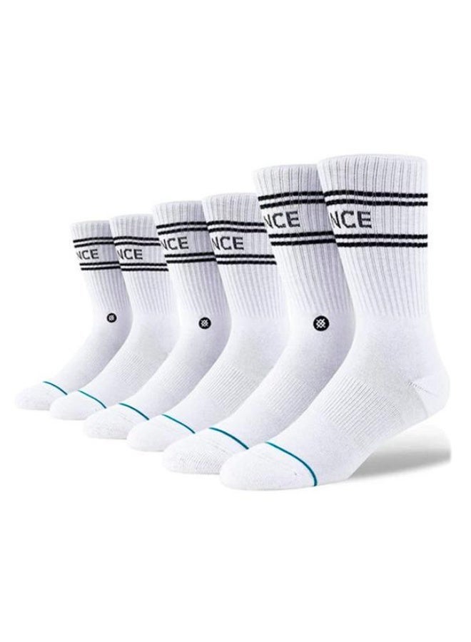 Stance Socks Basic 3 Pack Crew White - Image 2