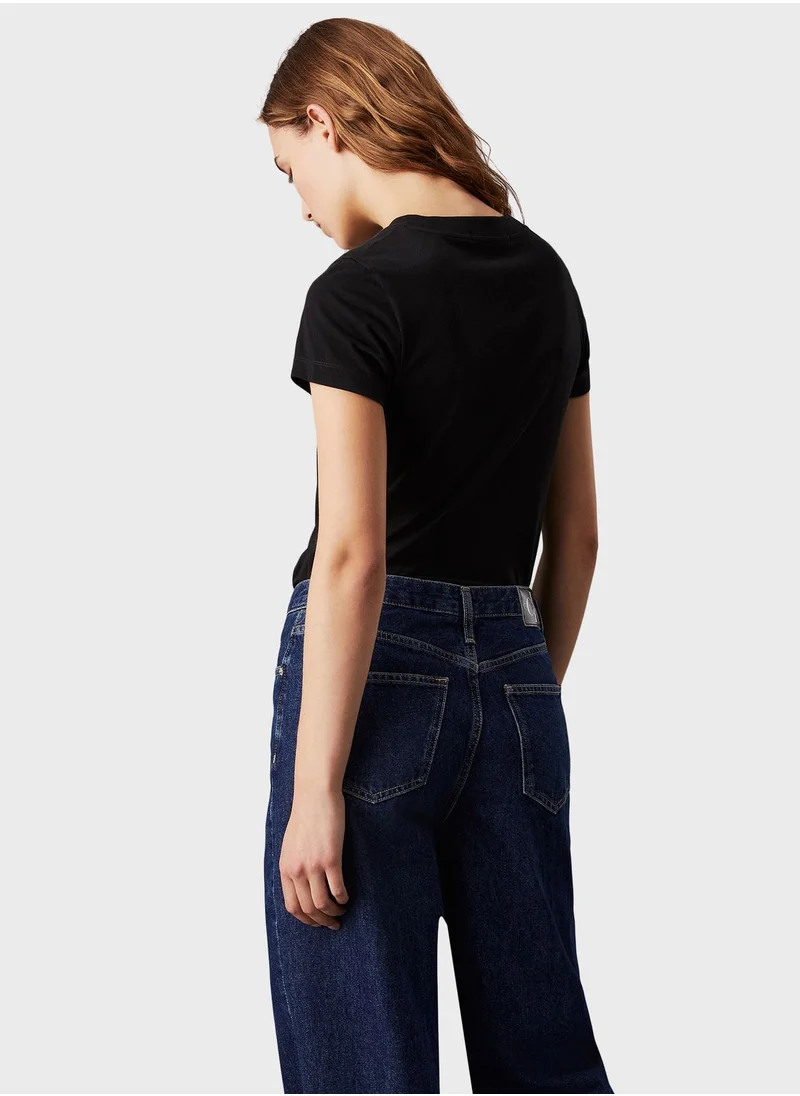 Calvin Klein Jeans Crew Neck Logo T-Shirt