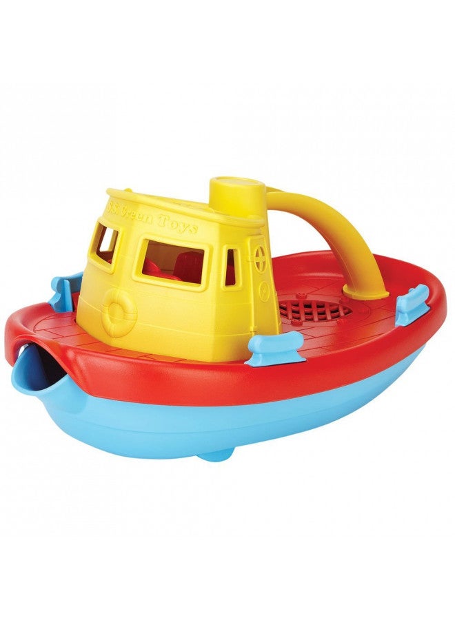 Green Toys My First Tugboat - BPA, Phthalates Free Bath Toys for Kids, Toddlers. Toys and Games - Image 1