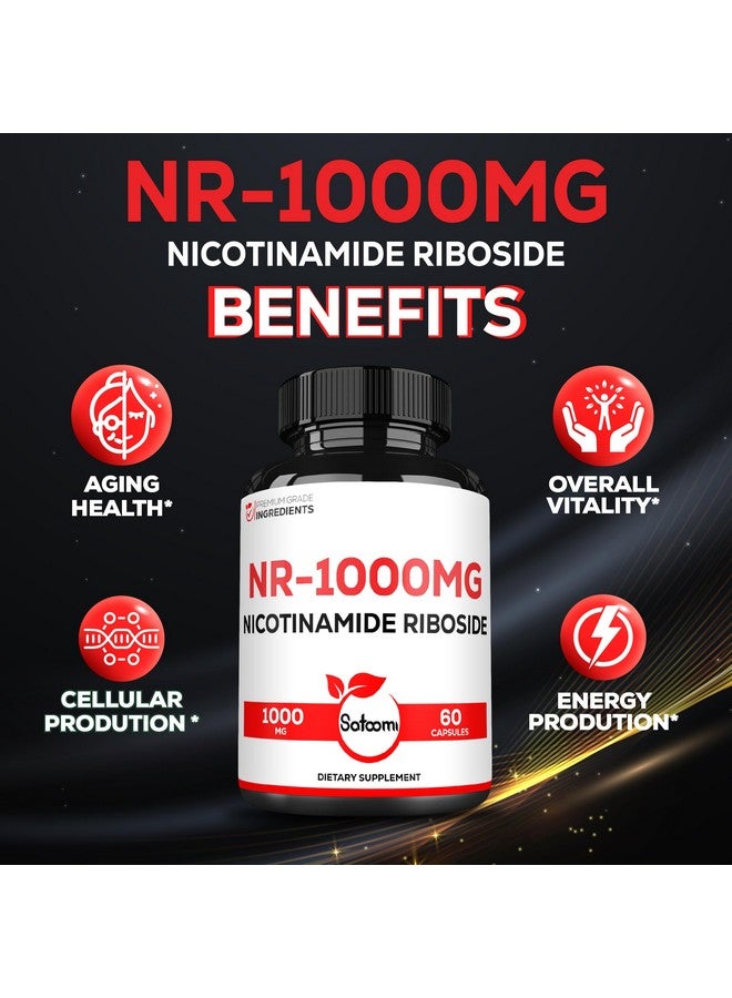 ساتومي مكمل غذائي 1000 مجم NAD مع نيكوتيناميد ريبوسيد NR - دعم الخلايا، صحة الشيخوخة، العافية العامة - 60 حبة تكفي لمدة 30 يومًا - Image 5