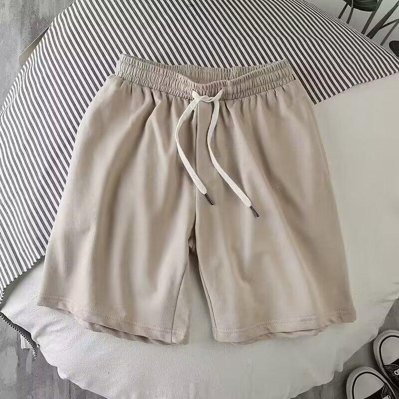 Mens Casual Shorts Loose Summer Hip Sportswear White  - Image 2