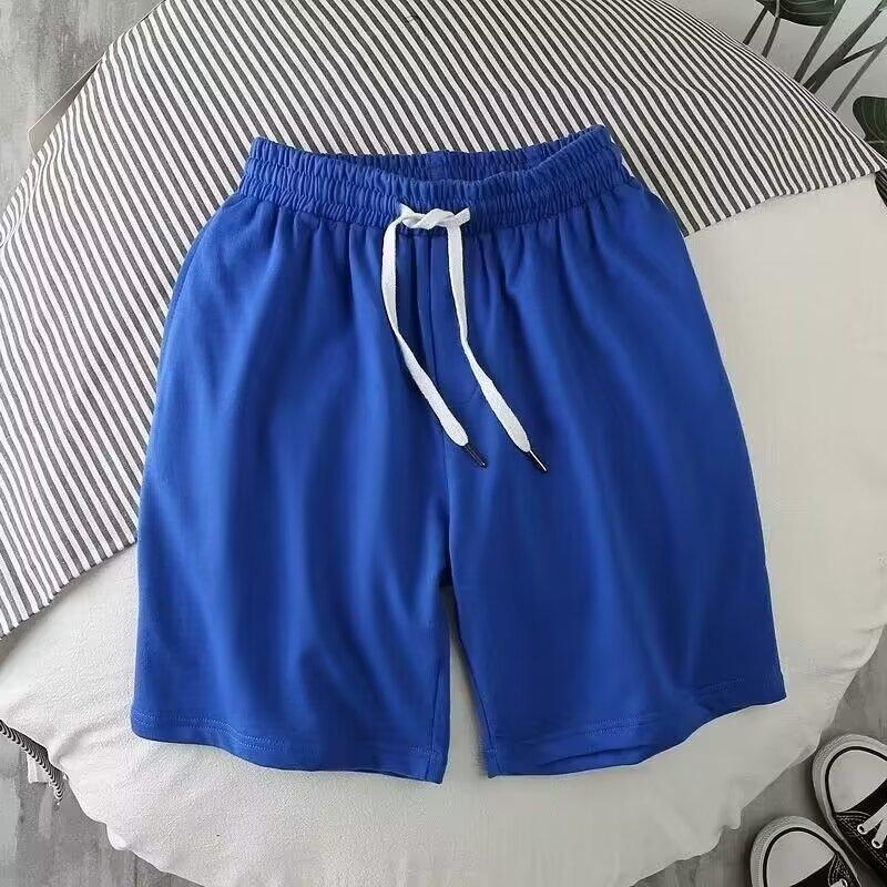 Mens Casual Shorts Loose Summer Hip Sportswear White  - Image 4