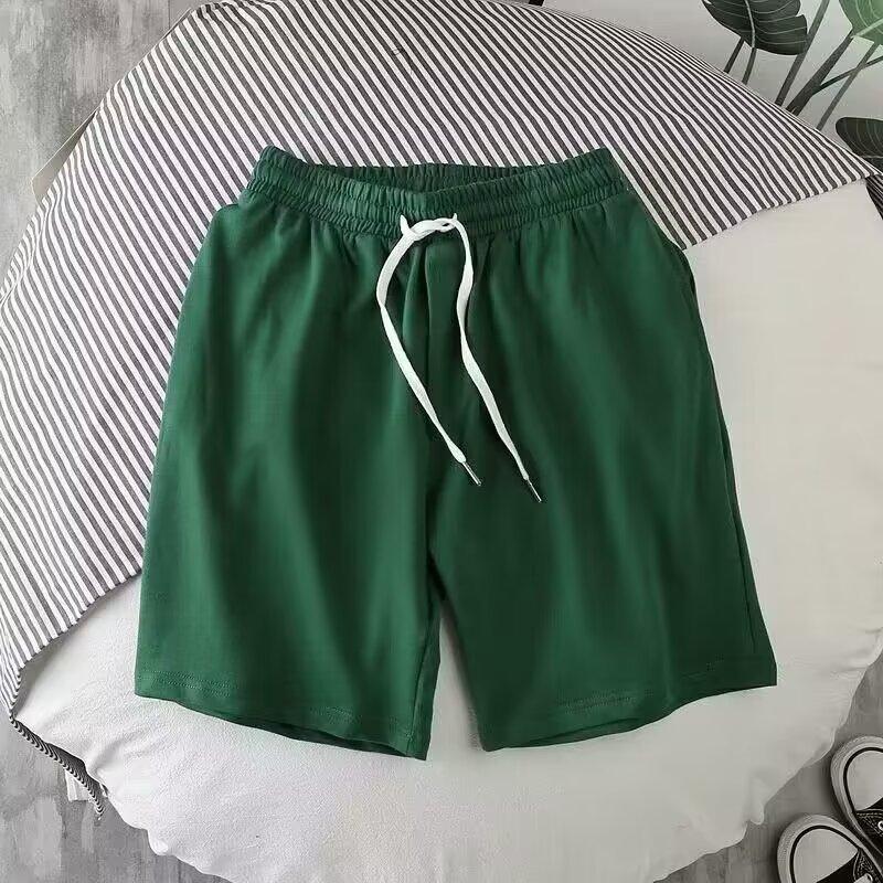 Mens Casual Shorts Loose Summer Hip Sportswear White  - Image 3