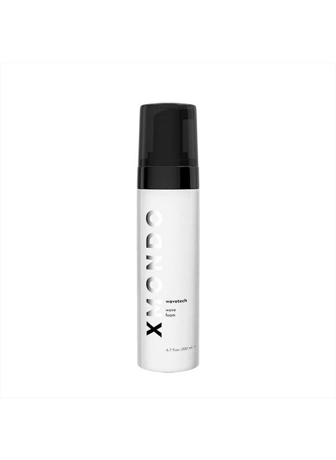 XMONDO Hair Wavetech Wave Foam - Vegan Formula with Pro-Vitamin B5 and Anti-Frizz Nutrients to Fight Static, Control Frizz, and Enhance Your Wavy Hair, 6.7 Fl Oz 1-Pack (Wavetech Original Wave Foam)  - Image 1