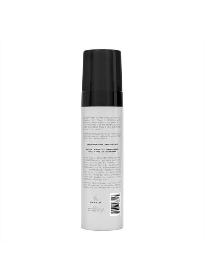 XMONDO Hair Wavetech Wave Foam - Vegan Formula with Pro-Vitamin B5 and Anti-Frizz Nutrients to Fight Static, Control Frizz, and Enhance Your Wavy Hair, 6.7 Fl Oz 1-Pack (Wavetech Original Wave Foam)  - Image 5