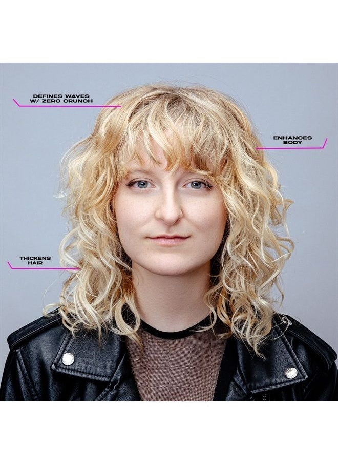 XMONDO Hair Wavetech Wave Foam - Vegan Formula with Pro-Vitamin B5 and Anti-Frizz Nutrients to Fight Static, Control Frizz, and Enhance Your Wavy Hair, 6.7 Fl Oz 1-Pack (Wavetech Original Wave Foam)  - Image 2