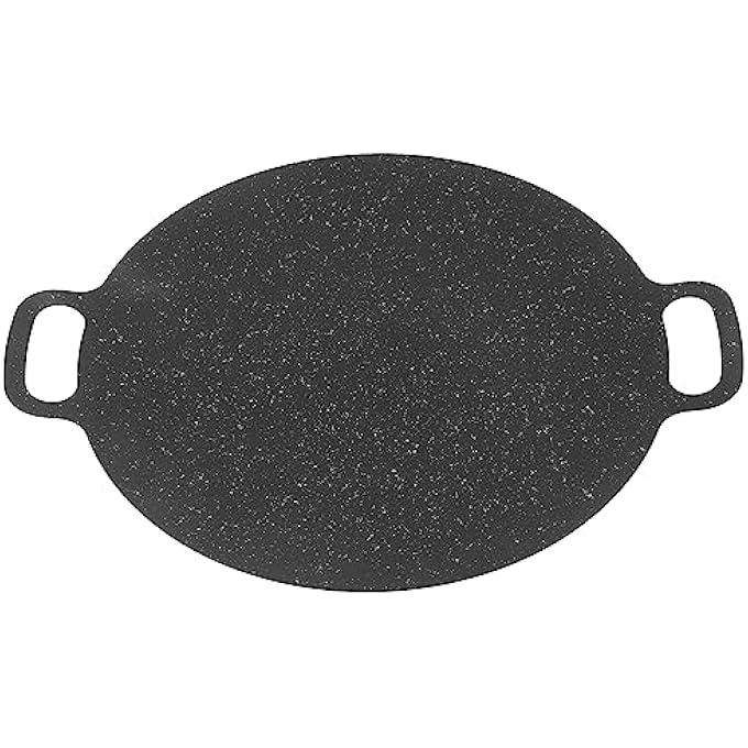 Sorandy Korean Grill Pan 6 Layer Round Barbecue Griddle Bbq Grill Pan With Storage Bag Coating Round Griddle For Indoor Outdoor Cooking For Stove Top Induction Gas Cooker 25Cm - Image 1