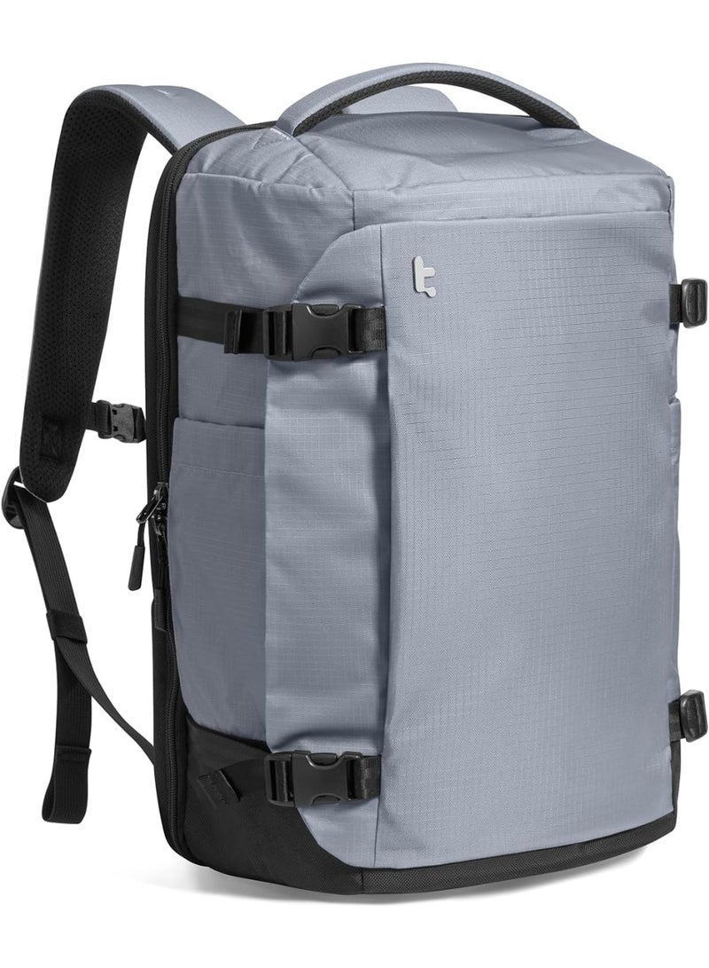 Tomtoc Navigator-T66 Liteway 28L Travel Backpack – TSA-Friendly Carry-On Laptop Backpack Fits 16 Inch, Clamshell Business Weekender Bag with YKK Zippers, Lightweight Water-Resistant Rucksack - Image 1