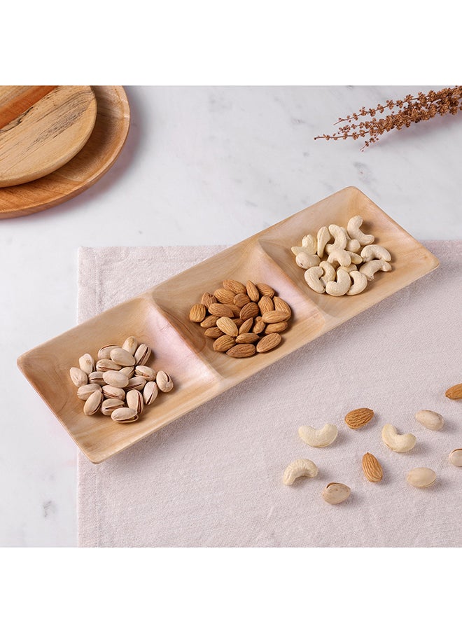 Home Box Albero 3-Section Platter 36x2.5x12 cm  - Image 1