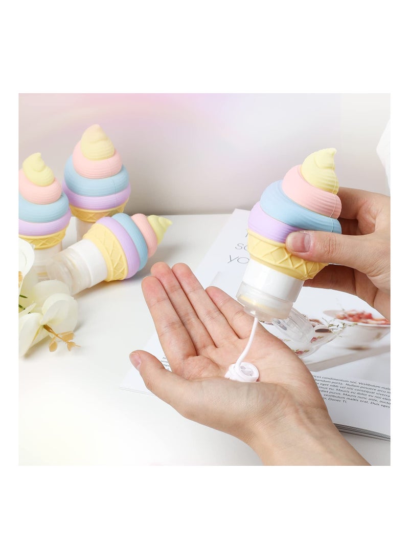 SYOSI Silicone Travel Bottles Set Leak Proof Travel Size Container for Toiletries (Set of 4) - Image 2