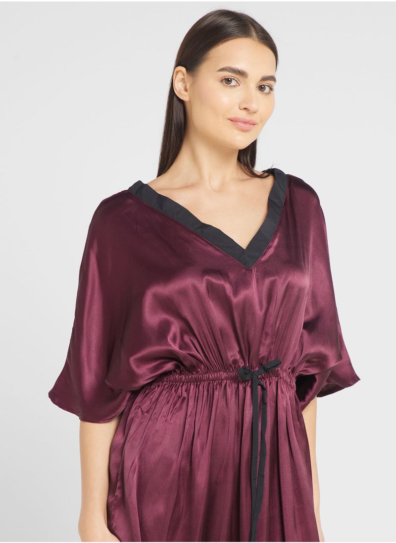 Khizana - Satin Night Dress - Image 1