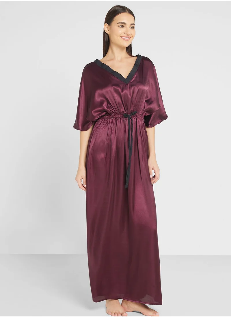 Khizana Satin Night Dress