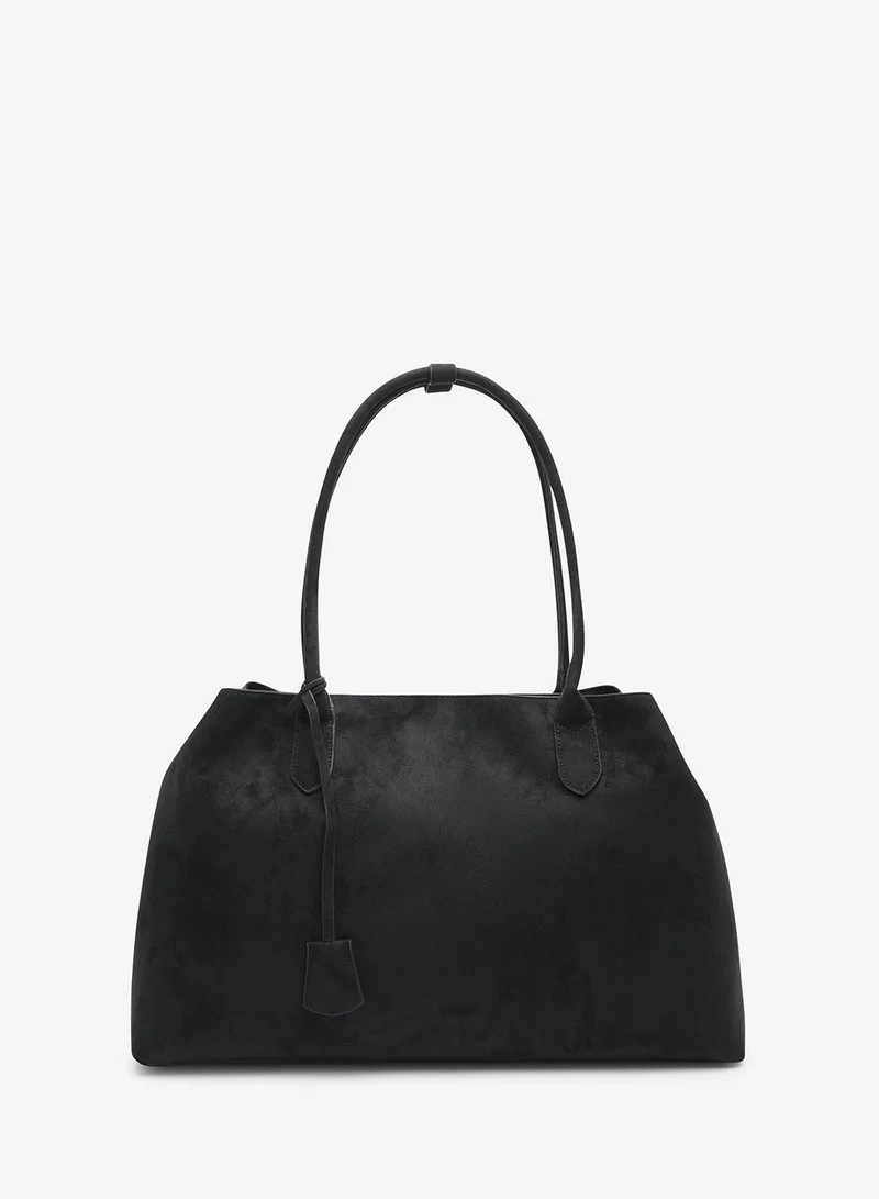 Where's That From Drift Suede Slouchy Shoulder Tote Bag