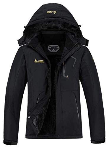 MOERDENG Women's Waterproof Ski Jacket Warm Winter Snow Coat Mountain Windbreaker Hooded Raincoat Jacket - Image 1