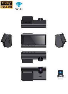 FPC A6 3.16-inch IPS Dual Lens Dash Cam with WiFi – Front & Rear Night Vision Recorder, Loop Recording, 32GB Card Included, Vehicle Accessories  - Image 4