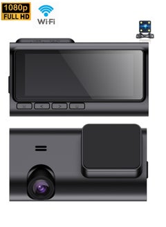 FPC A6 3.16-inch IPS Dual Lens Dash Cam with WiFi – Front & Rear Night Vision Recorder, Loop Recording, 32GB Card Included, Vehicle Accessories  - Image 3
