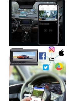 FPC A6 3.16-inch IPS Dual Lens Dash Cam with WiFi – Front & Rear Night Vision Recorder, Loop Recording, 32GB Card Included, Vehicle Accessories  - Image 5