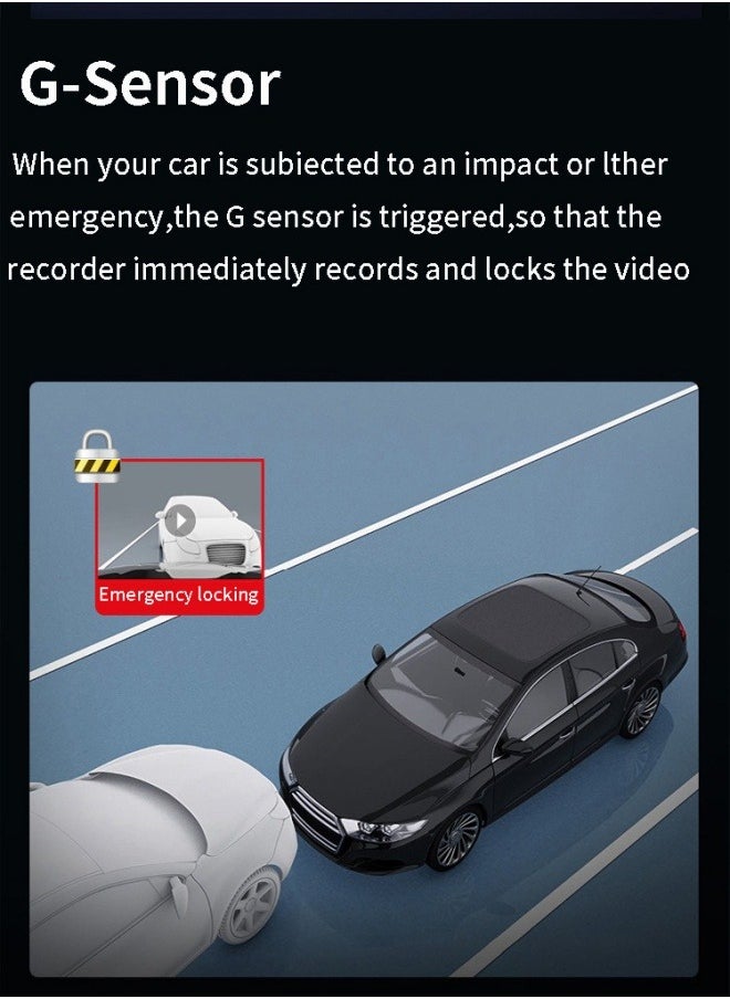 FPC - A6 3.16-inch IPS Dash Cam with WiFi, 32GB Card Included, Vehicle Accessories - Image 1