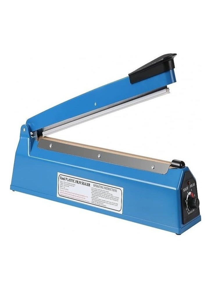 Quantum Bay Heat Sealer Manual Bags Sealing Machine 8 Inch For Plastic PE PP With Extra Replace Element Grip  - Image 1