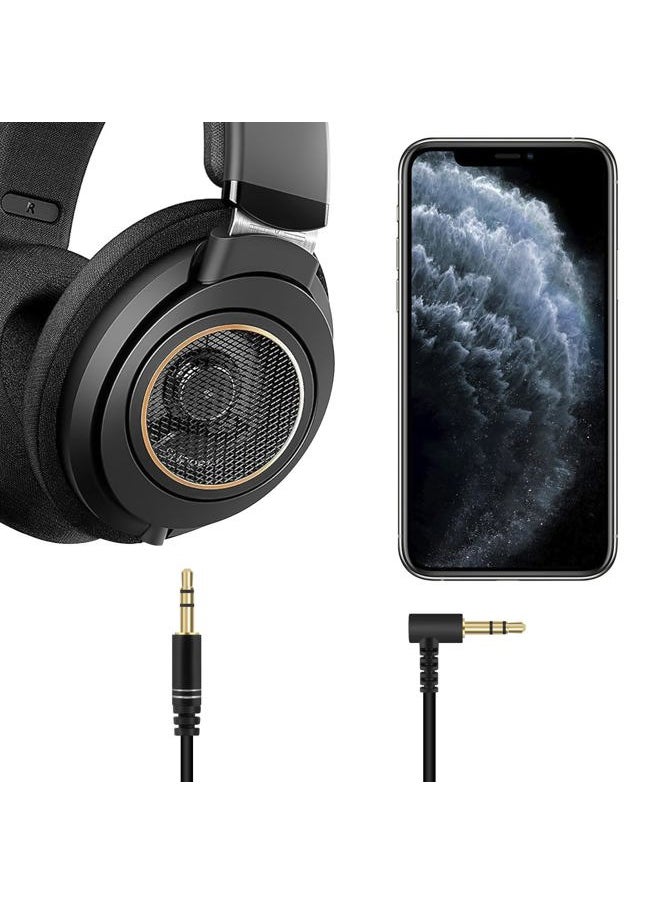 Linkidea Audio Cable for Philips X2HR, X2/27, SHP9500S, SHP9500, SHP6000/10, SHP6000, SHB9100RD/28, SHB8750NC/27 Headphones, 3.5mmTRS Replacement Aux Cord (5 ft / 1.5 m 2 Pack)  - Image 4