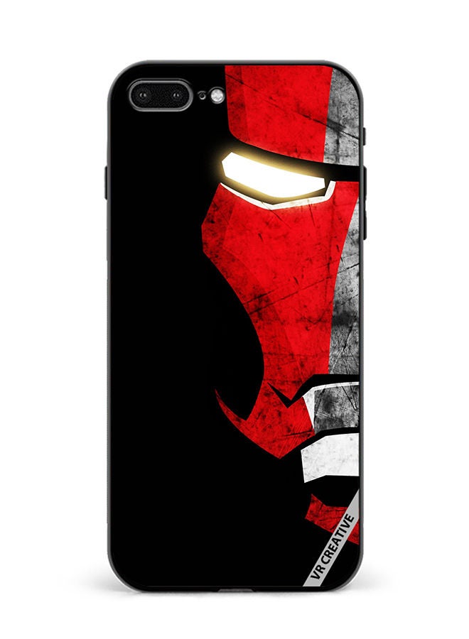 VR CREATIVE Protective Case Cover For Apple iPhone 7 Plus/8 Plus Half Face Iron Man Design Multicolour - Image 1