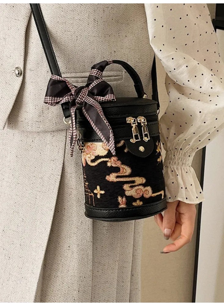 Fashionable DIY Bucket Bag Kit for Women & Girls - Handmade Adjustable Crossbody Tote with Detachable Handle - Image 3