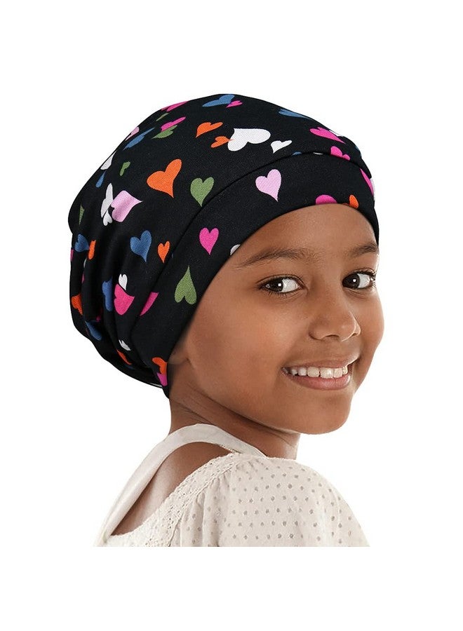 Alnorm Satin Bonnet For Curly Hair Sleeping Cap For Girls Boys Oversize Extra Large Adjustable Head Scarf Blue  - Image 2