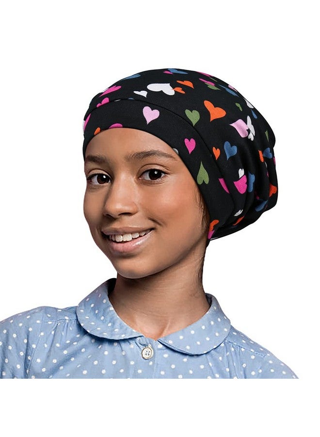 Alnorm Satin Bonnet For Curly Hair Sleeping Cap For Girls Boys Oversize Extra Large Adjustable Head Scarf Blue  - Image 4