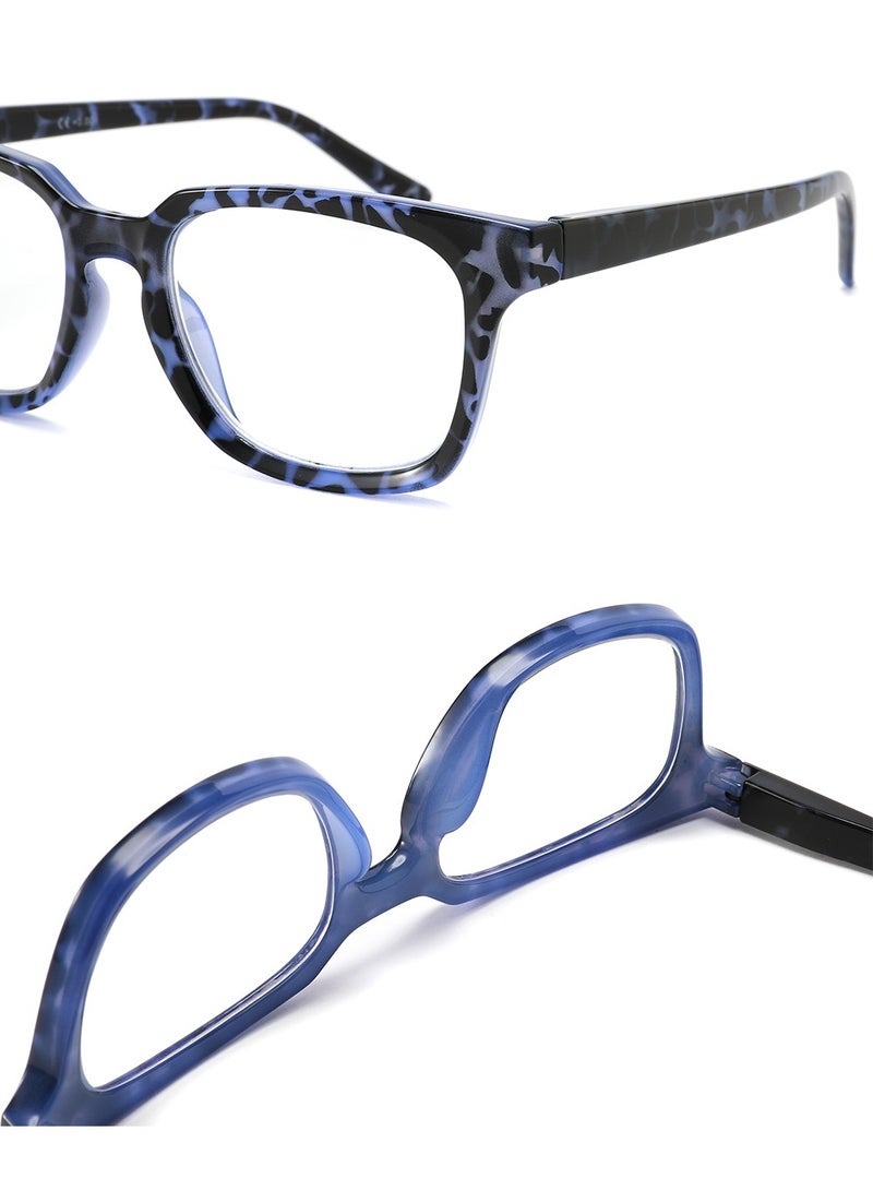 LANLANG LANLANG 2-Pack Reading Glasses for Men Women,Blue Light Blocking Glasses Anti-Blue Computer Glasses,2 Colors including 0-4.0 diopters L-L013  - Image 4