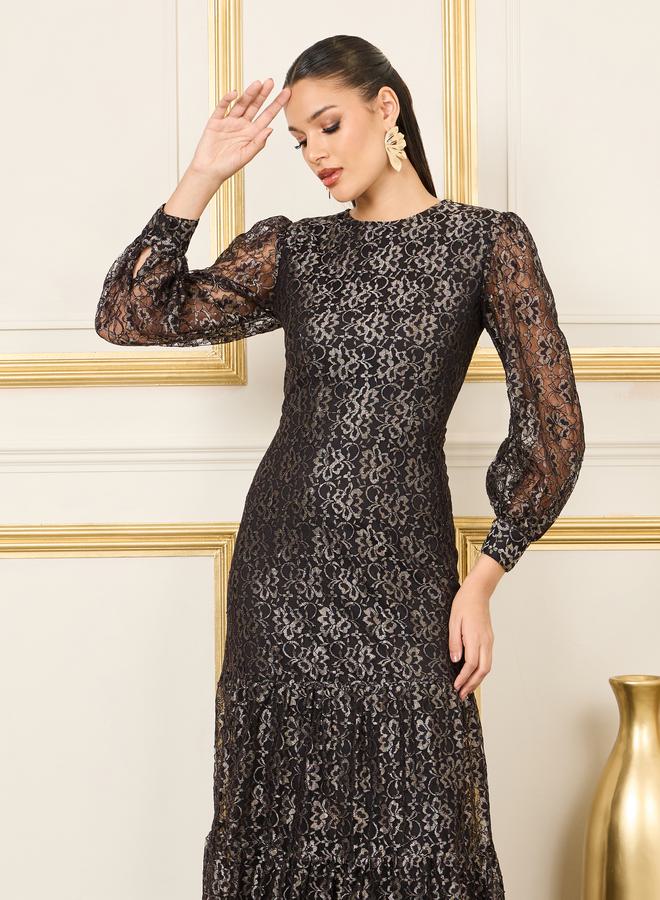 Styli Lace Long-Sleeve Dress  - Image 2