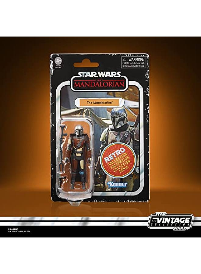 STAR WARS لعبة Star Wars Retro Collection The Mandalorian Toy مقاس 3.75 بوصة مع ملحقات، ألعاب للأطفال من سن 4 سنوات فما فوق - Image 5