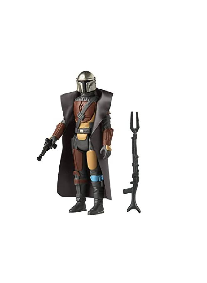 STAR WARS لعبة Star Wars Retro Collection The Mandalorian Toy مقاس 3.75 بوصة مع ملحقات، ألعاب للأطفال من سن 4 سنوات فما فوق - Image 3