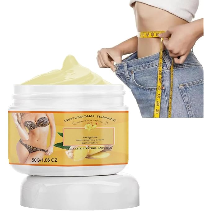 Grospe Ginger Fat Burning Cream Anti-cellulite Full Body Slimming Weight Loss Massaging Cream for Belly, Perfect for Cellulite, Soothing, Relaxing, Tightening & Slimming - Image 1