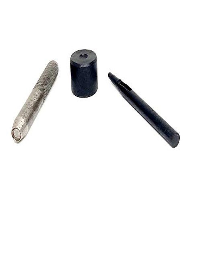 Nimida™ Tool Kit for Double Cap Rivets | Medium Size-7 mm |Knocking Tool with Anvil and holecutter - Image 3