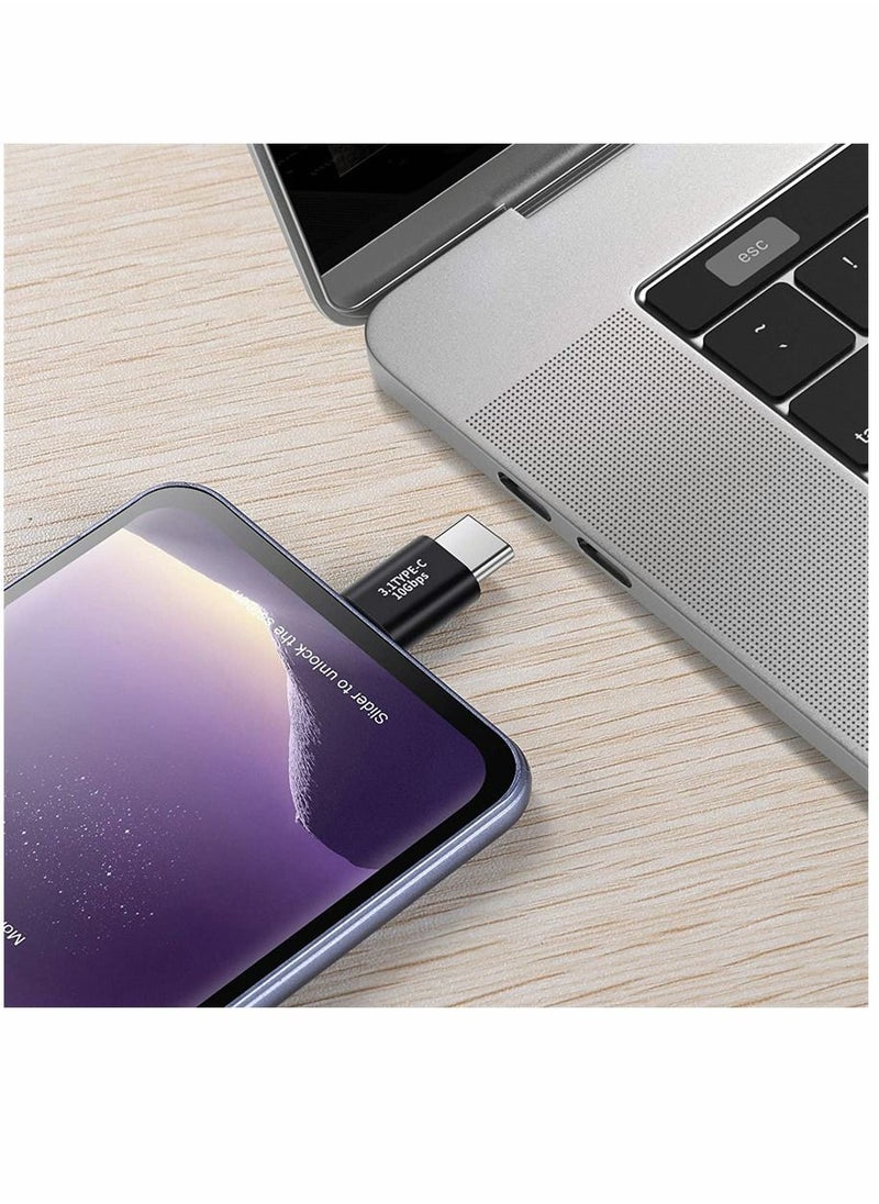 سيوسي محول USB C ، أجهزة من النوع C ، يدعم الشحن ، توسيع نقل البيانات ، معدل 10 جيجابت في الثانية ، لأجهزة من النوع C مثل Huawei ، لأجهزة Samsung ، لأجهزة MacBook (4 قطع)  - Image 3