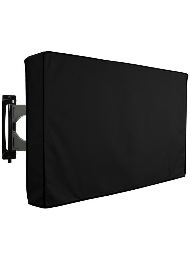 Outdoor TV Cover Waterproof Dustproof TV Protector Remote Control Pocket Bottom Cover for LED LCD Plasma TV - Image 1