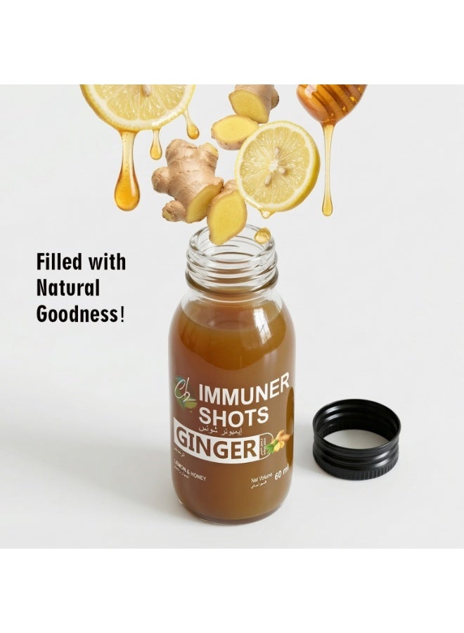 Immuner Shots Ginger Shot 60ml Pack of 3 (Immuner Shots) - Image 5