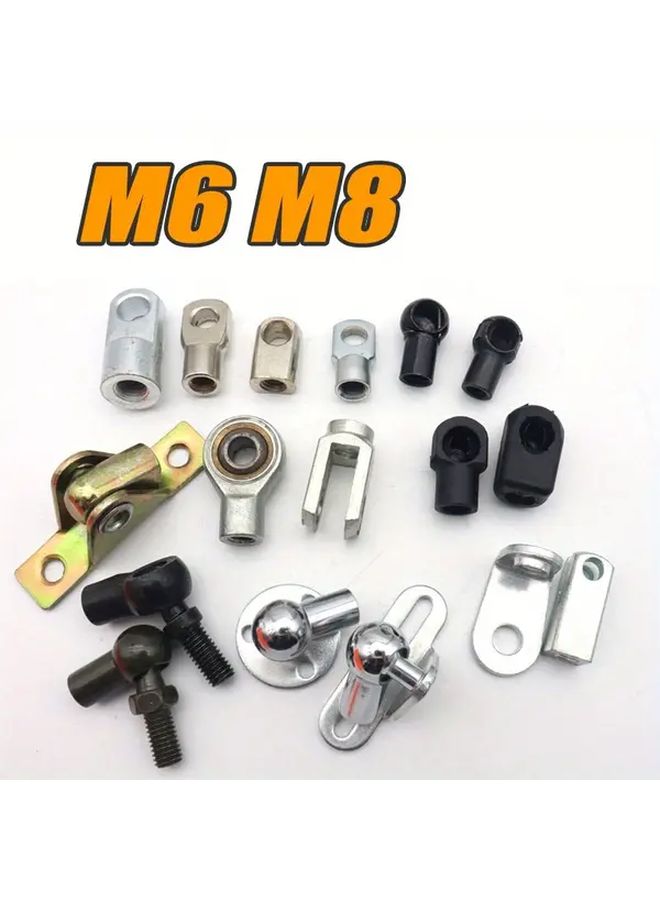 Strut Connector 2pcs M8 Ball Joint Replacement for Tailgate Engine Cabinet - Image 2