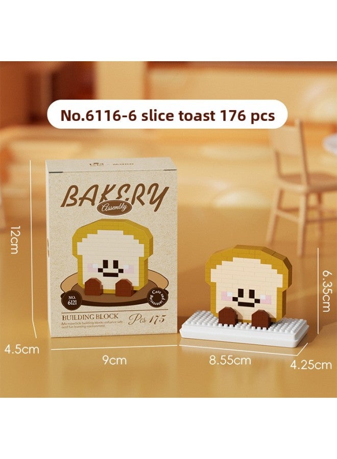What Are The Micro-particle Assembled Building Blocks 6116-1-6116-9 Bread Head Series Creative Leisure Toys Generation 