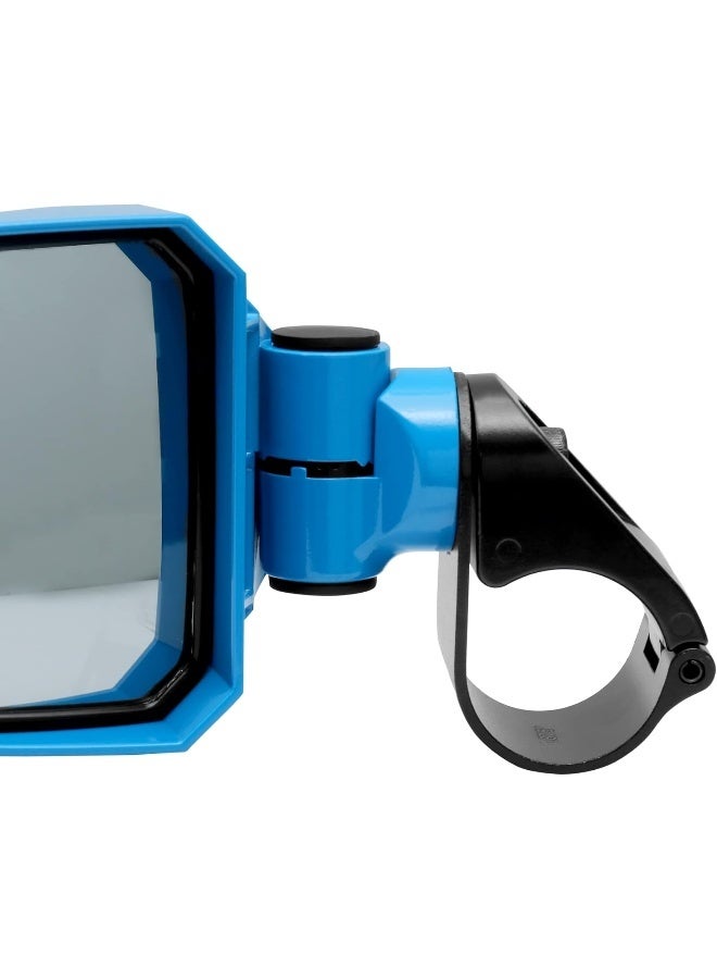 Blue Alloy UTV Side View Mirror with 1.75" Clamp - Image 2