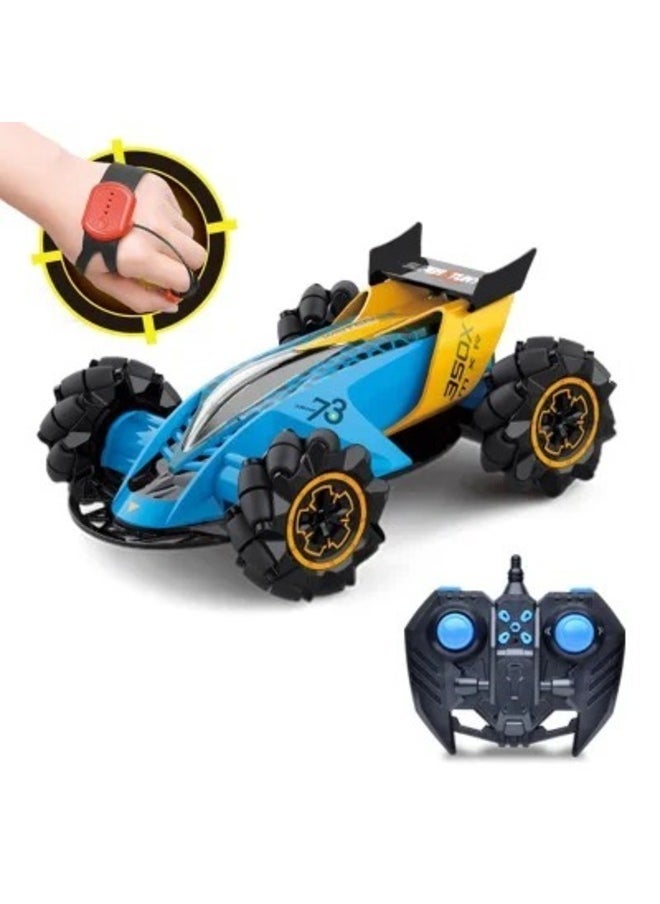 Toy Box - RC Stunt Car Remote Control Car RC Watch Gesture Sensor Spray Emission Toy Car - Image 1