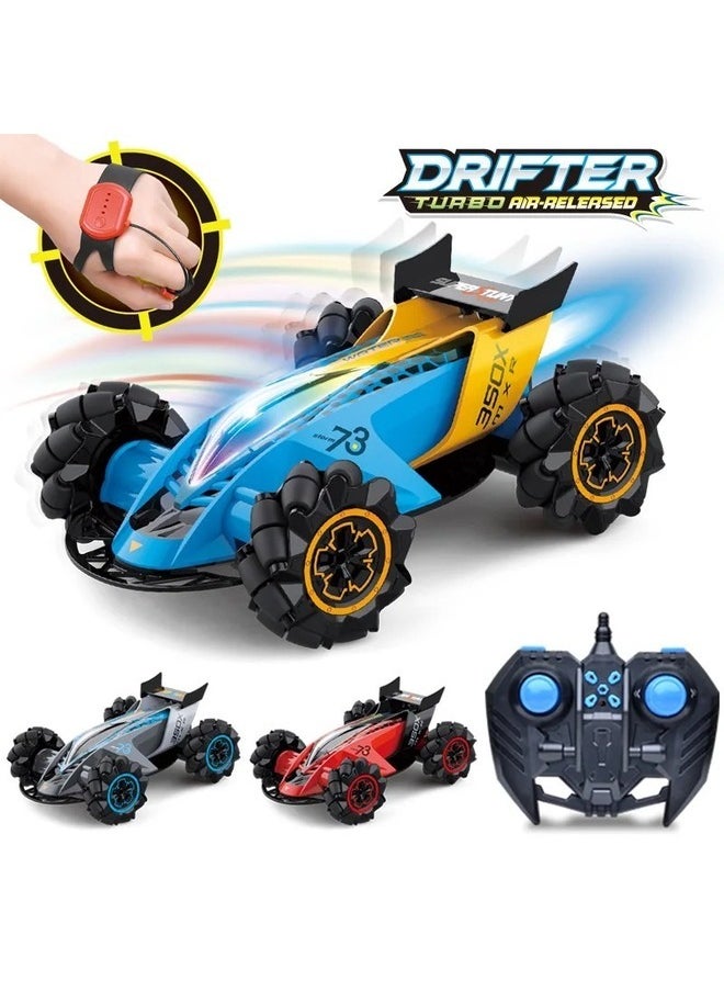 Toy Box - RC Stunt Car Remote Control Car RC Watch Gesture Sensor Spray Emission Toy Car - Image 1