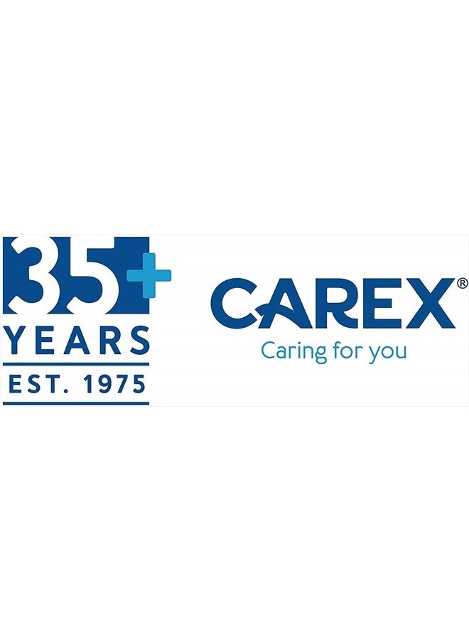 careX Portable Shower Bench - Shower Bath Seat - Fits Tub Having Width In The Range Of 19"-28". Comfortable Contoured Seating Area With 300 Pound Weight Capacity, Portable And Easy To Store - Image 2