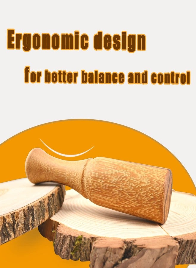 Yoquare Wood Carving Mallet - 10oz Wooden Mallet - Ergonomic, Comfortable Handle Reduces Hand Fatigue - Marblewood Head Absorbs and Distributes Impact Force to Protect Your Tools - Image 4