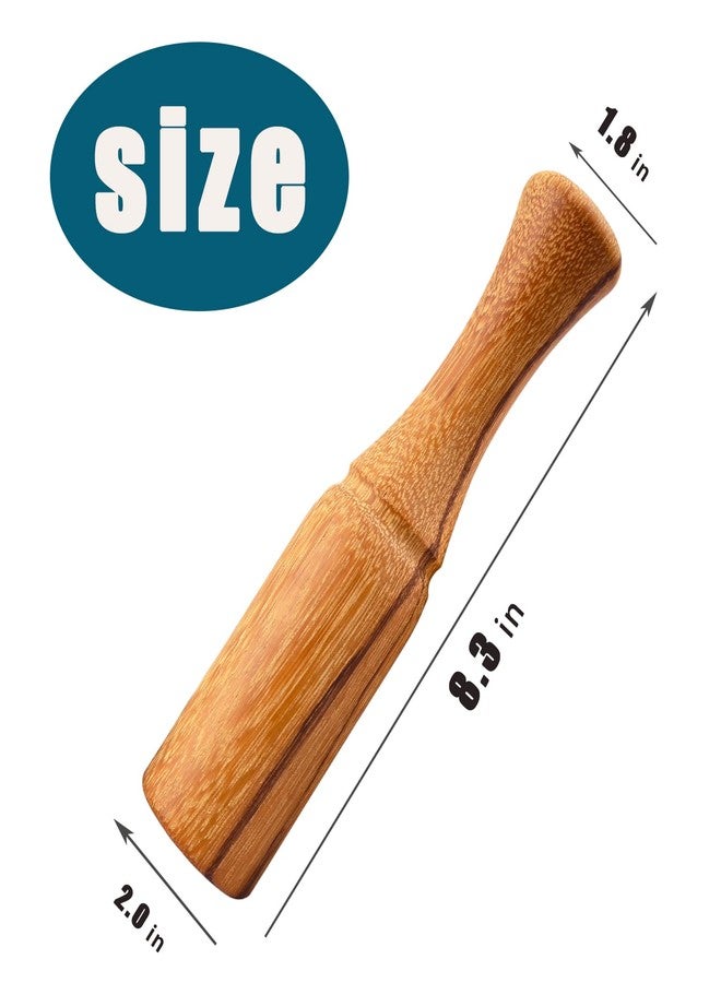 Yoquare Wood Carving Mallet - 10oz Wooden Mallet - Ergonomic, Comfortable Handle Reduces Hand Fatigue - Marblewood Head Absorbs and Distributes Impact Force to Protect Your Tools - Image 2