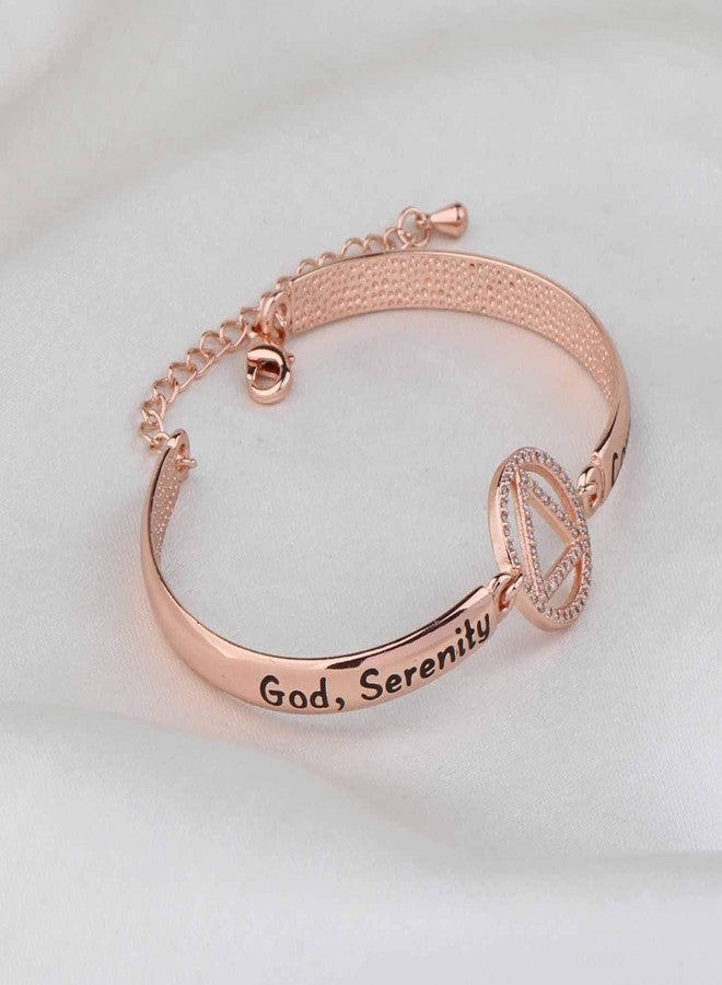 BNQL AA Sobriety Recovery Gifts Bracelet Serenity Prayer Alcoholics Anonymous Gifts Jewelry God Serenity Courage Wisdom Bracele (aa bracelet RG) - Image 5
