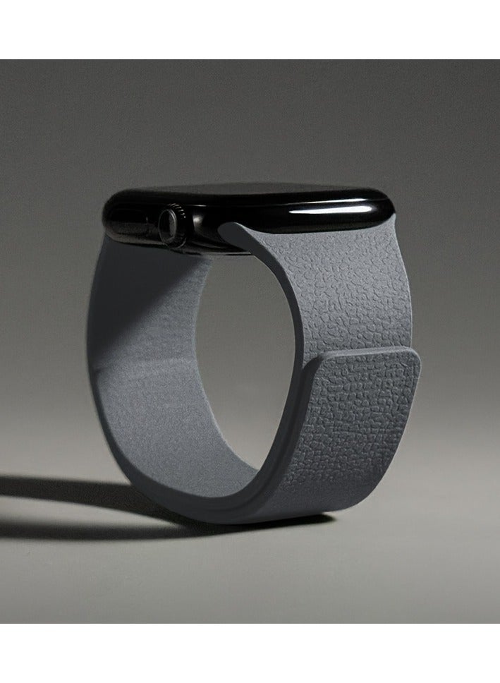 Magnetic Silicone Strap for Apple Watch 10/9/8/7/6/5/4/3 (42/44/45/46/49mm) - Breathable Unisex Sports Band for Spring/Summer | Couple Matching Design - Image 1